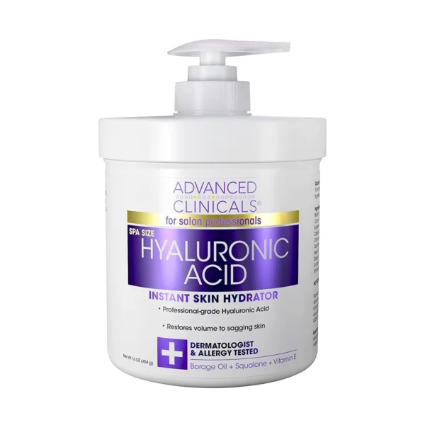 Advanced Clinicals Hyaluronic Acid Body Lotion