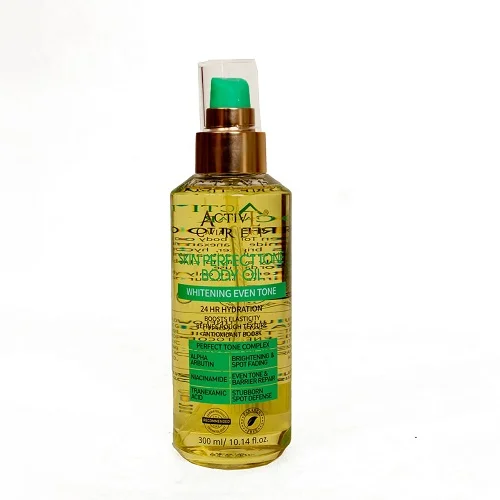 Active Caviar Drip Skin Perfect Tone Body Oil Whitening Even Tone 300ML