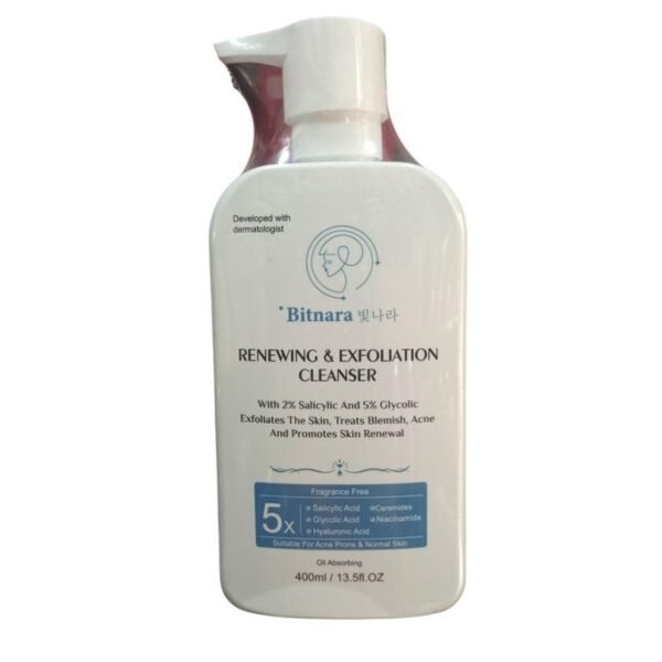 Bitnara Renewing & Exfoliating Cleanser 5X 400ML