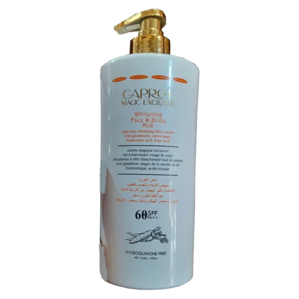 Carrot Magic Exclusive Whitening Face & Body Milk 500ml