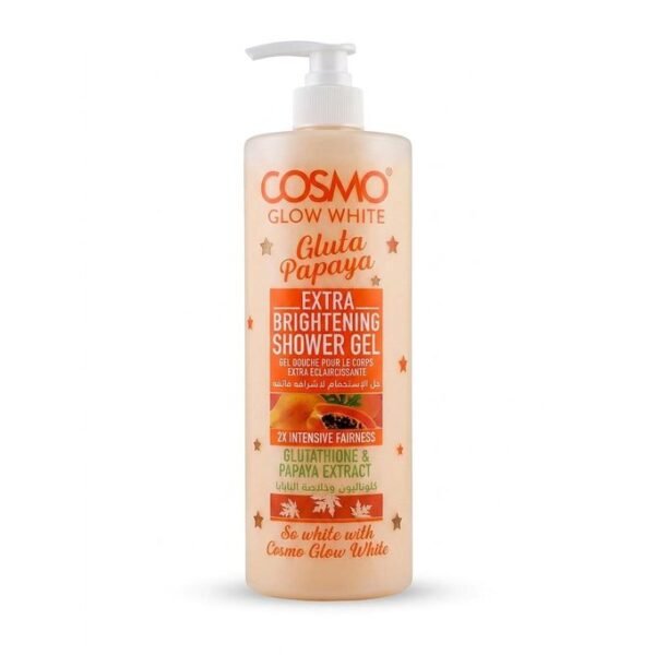 Cosmo Glow White Gluta Papaya Extra Brightening Shower Gel 1000ML