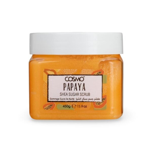 Cosmo Papaya Shea Sugar Scrub 450G