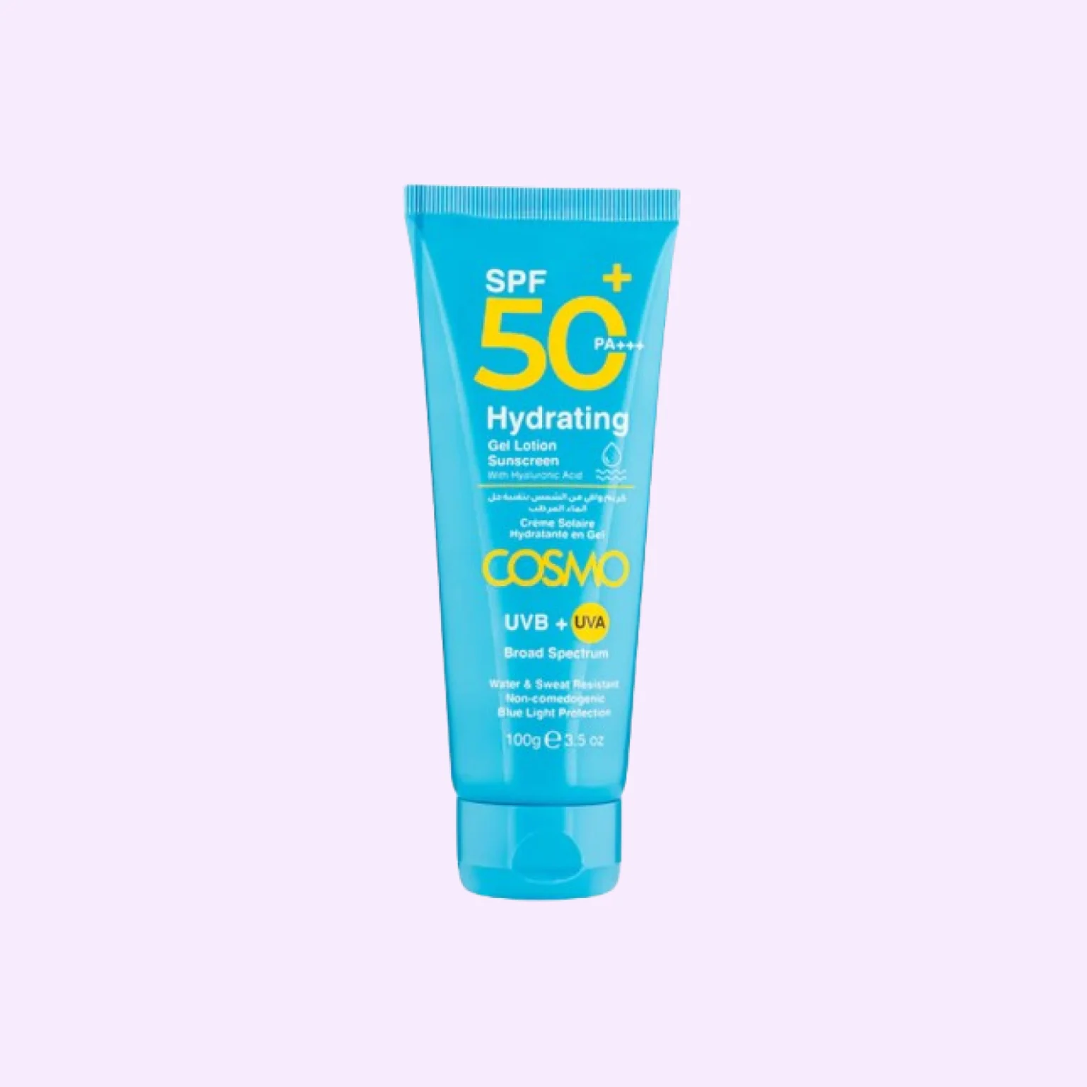 Cosmo SPF 50+ Hydrating Gel Lotion Sunscreen 100G Cosmo SPF 50+ Hydrating Gel Lotion Sunscreen 100G