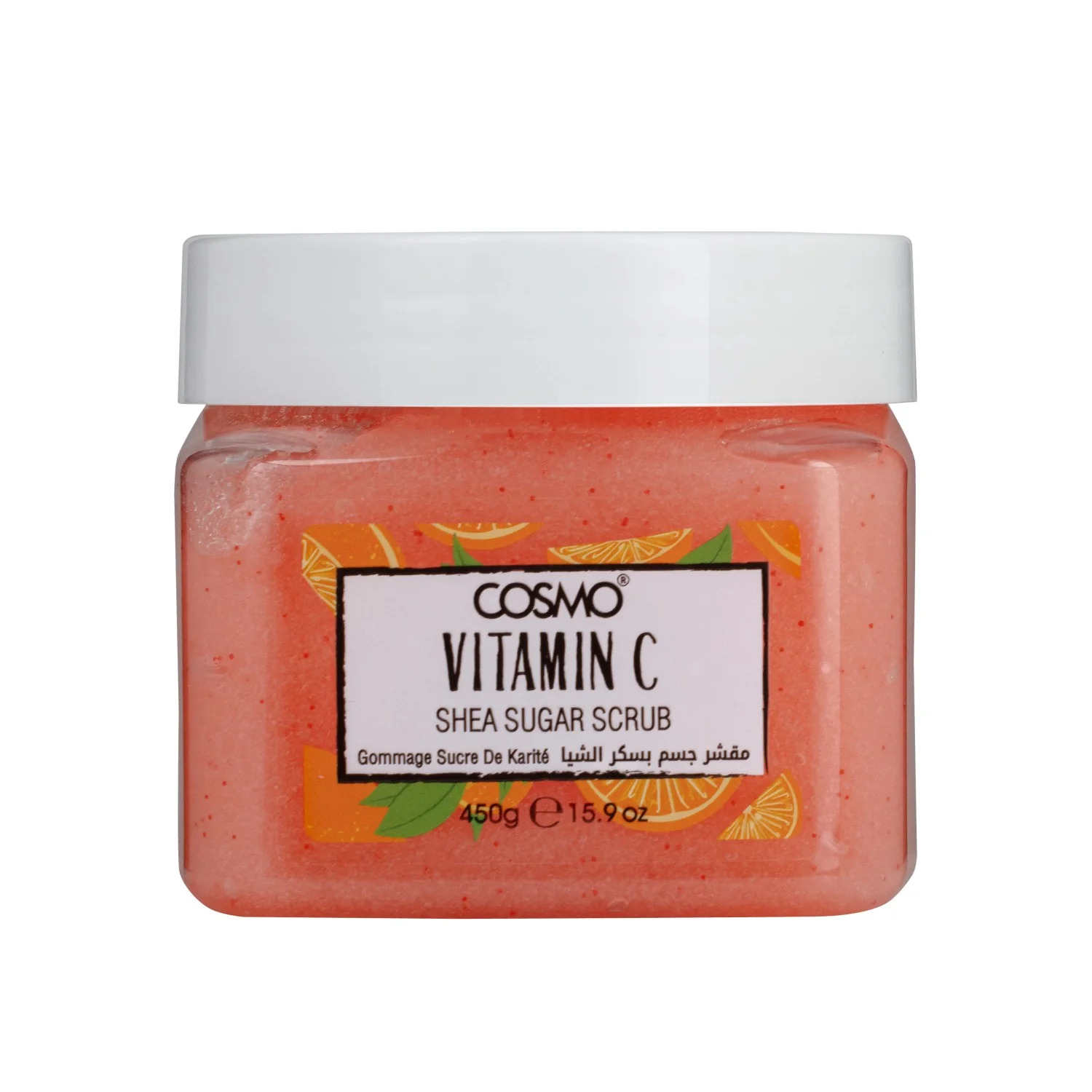 Cosmo Vitamin C Shea Sugar Scrub 450G Cosmo Vitamin C Shea Sugar Scrub 450G
