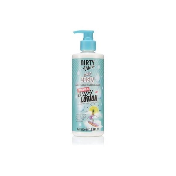 Dirty Works Get Zesty Moisturising & Replenishing Vitamin C Body Lotion 500ML