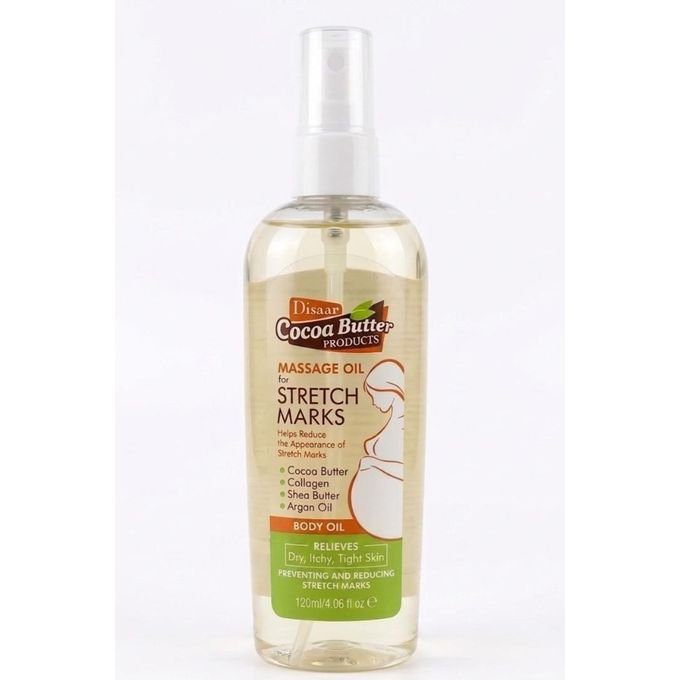 Disaar Cocoa Butter Products Massage Oil For Stretch Marks 120ML Disaar Cocoa Butter Products Massage Oil For Stretch Marks 120ML