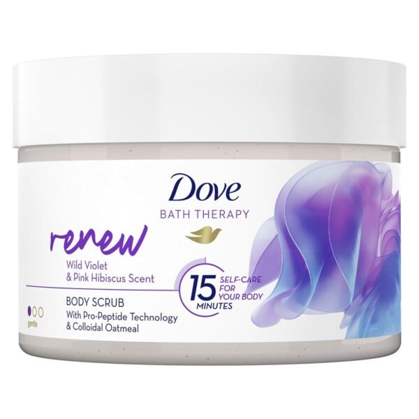 Dove Bath Therapy Renew Wild Violet & Pink Hibiscus Scent 295ML