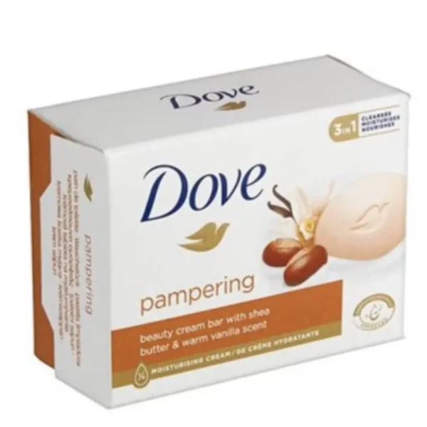 Dove Pampering Beauty Cream With Shea Butter & Warm Vanilla Scent 90G × 4
