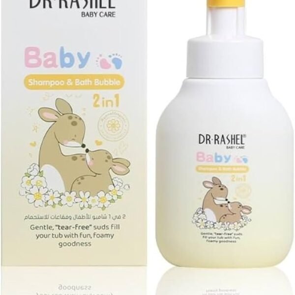 Dr Rashel Baby Shampoo & Bath Bubble 2 In 1 350ml