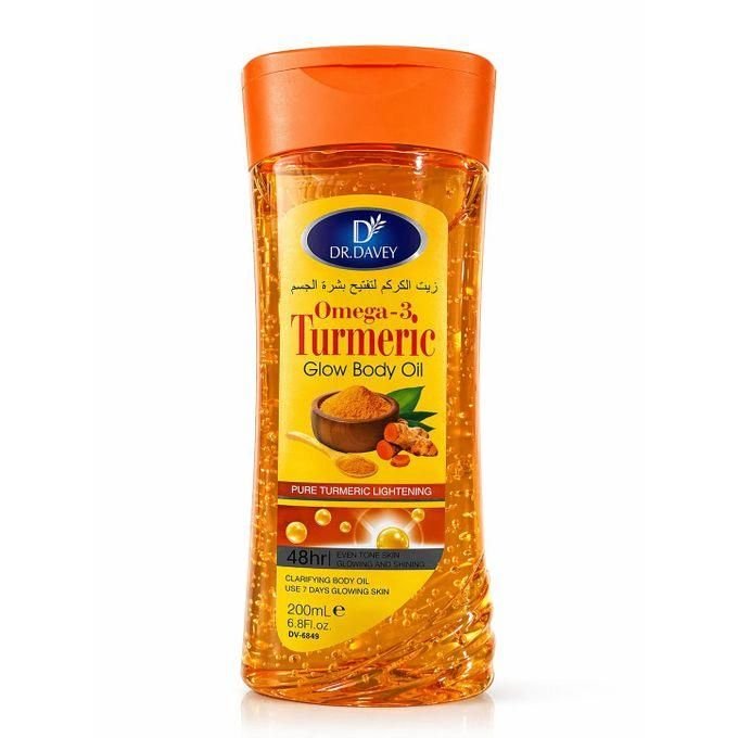 Dr. Davey Omega-3 Turmeric Glow Body Oil 200ML Dr. Davey Omega-3 Turmeric Glow Body Oil 200ML
