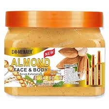 Dr. Meinaier Almond Face & Body Scrub Exfoliation Sugar Scrub 650G Dr. Meinaier Almond Face & Body Scrub Exfoliation Sugar Scrub 650G