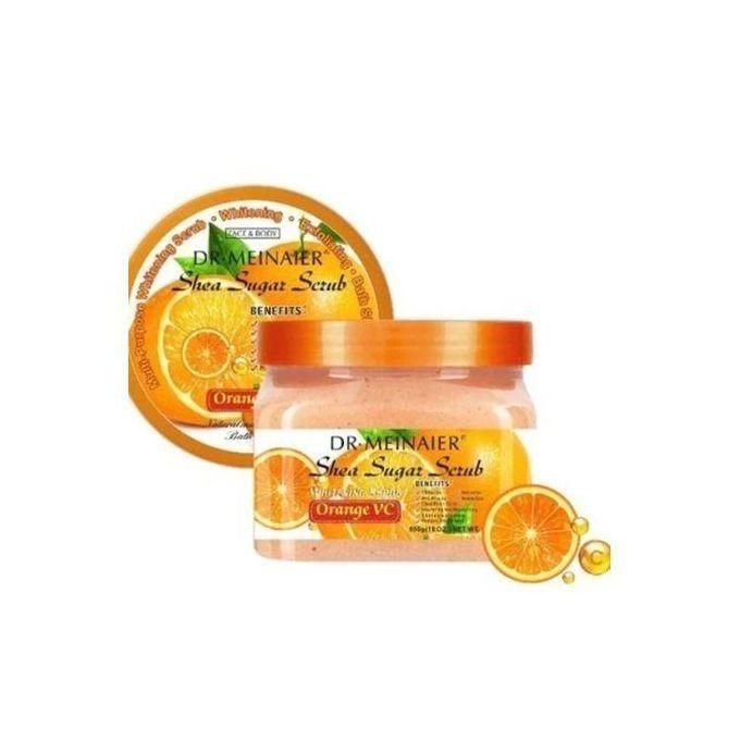 Dr. Meinaier Shea Sugar Scrub Whitening Scrub Orange VC 650G Dr. Meinaier Shea Sugar Scrub Whitening Scrub Orange VC 650G