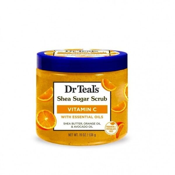Dr. Teal's Shea Sugar Scrub Vitamin C With Essential Oils 538G