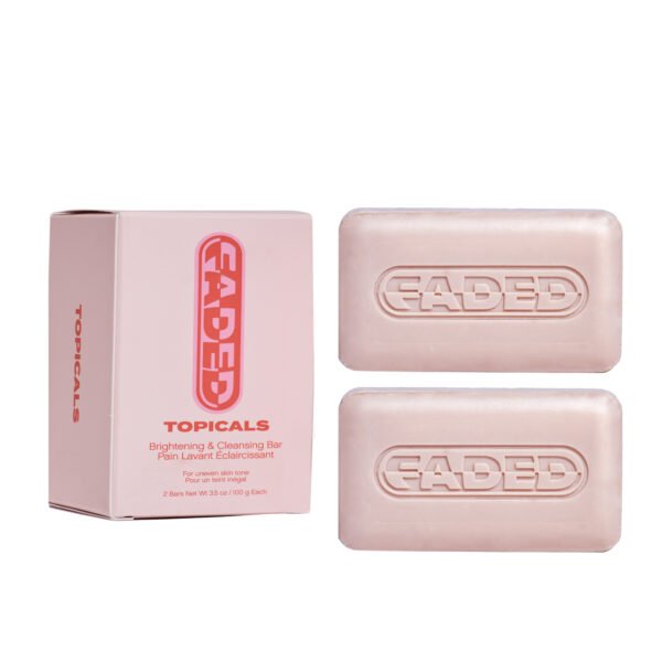 Faded Topicals Exfoliating And Smoothing Bar 2 In 1 100G
