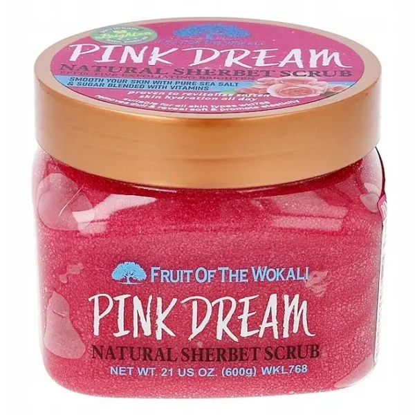 Fruit Of The Wokali Pink Dream Natural Sherbet Scrub 600G