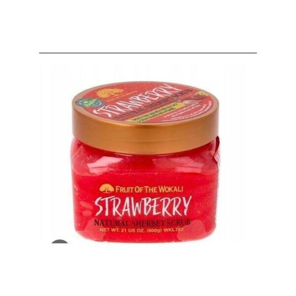 Fruit Of The Wokali Raspberry Natural Sherbet Scrub 600G