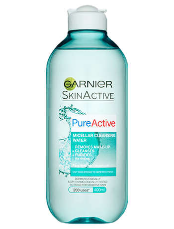 Garnier Skin Active Pure Active Micellar Cleansing Water 400ml Garnier Skin Active Pure Active Micellar Cleansing Water 400ml