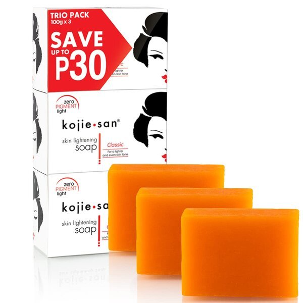 Kojic.san Skin Lightening Soap Trio Pack 100G × 3 Kojic.san Skin Lightening Soap Trio Pack 100G × 3