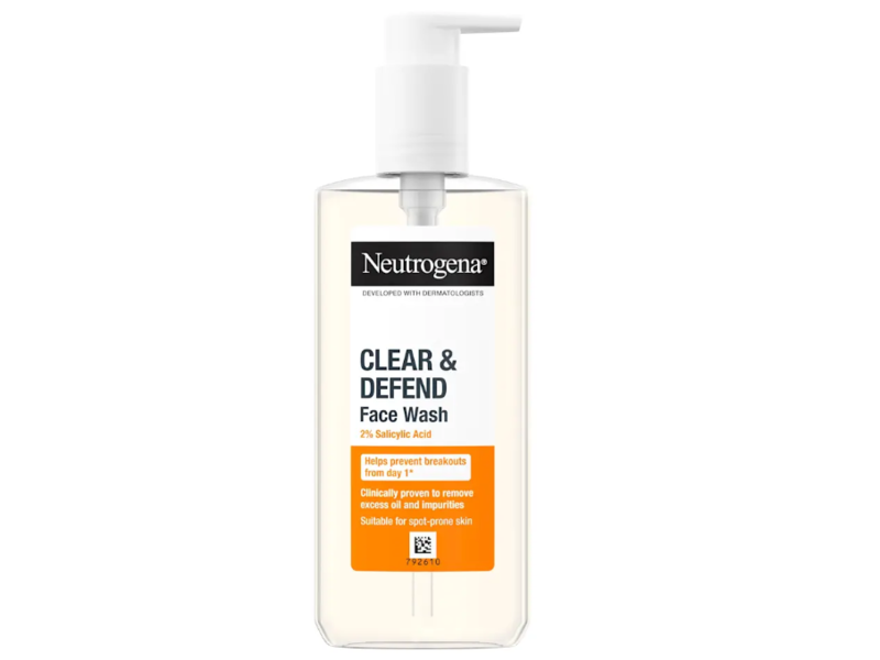 Neutrogena Clear & And Defend Face Wash 2% Salicylic Acid 200ML Neutrogena Clear & And Defend Face Wash 2% Salicylic Acid 200ML