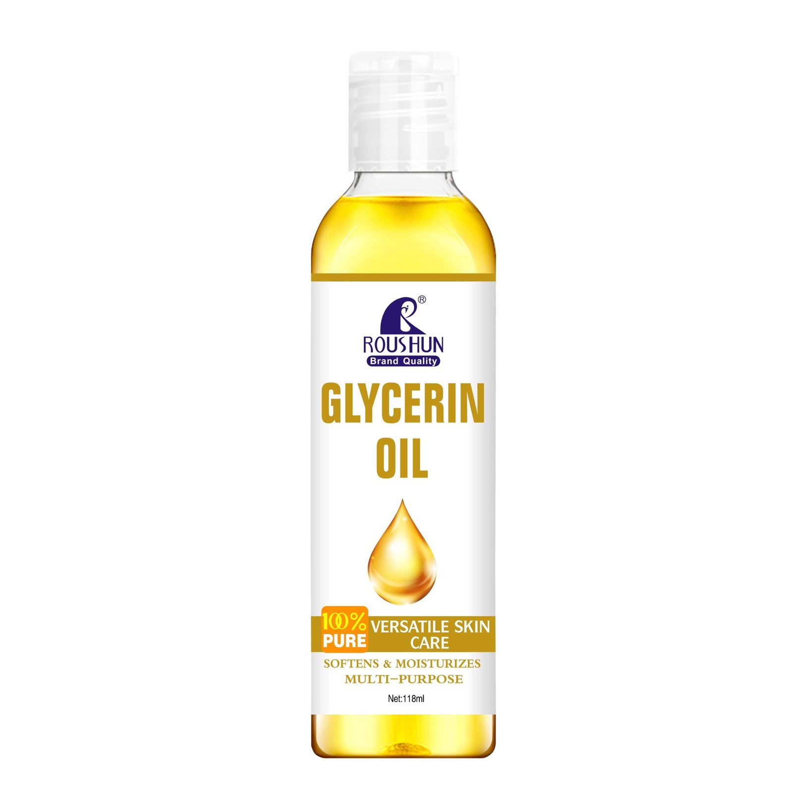 Roushin Glycerin Oil 100% Pure Versatile Skin Care 118ML Roushin Glycerin Oil 100% Pure Versatile Skin Care 118ML