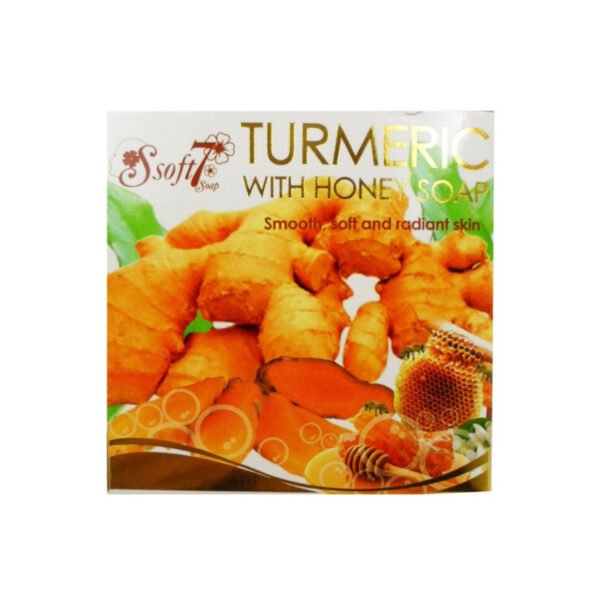 S Soft 7 Tumeric With Honey Soap 120g