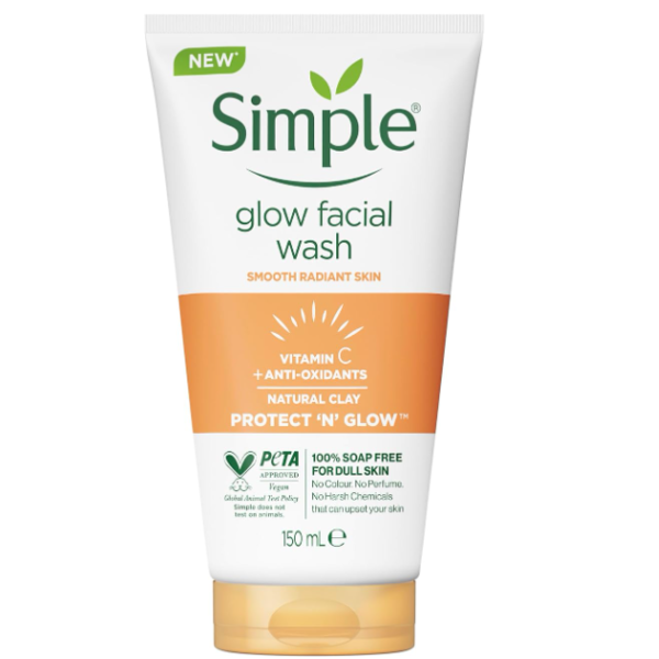Simple Glow Facial Wash With Vitamin C 150ML