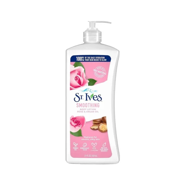 St. Ives Smoothing Rose & Argan Oil Body Lotion 621ml