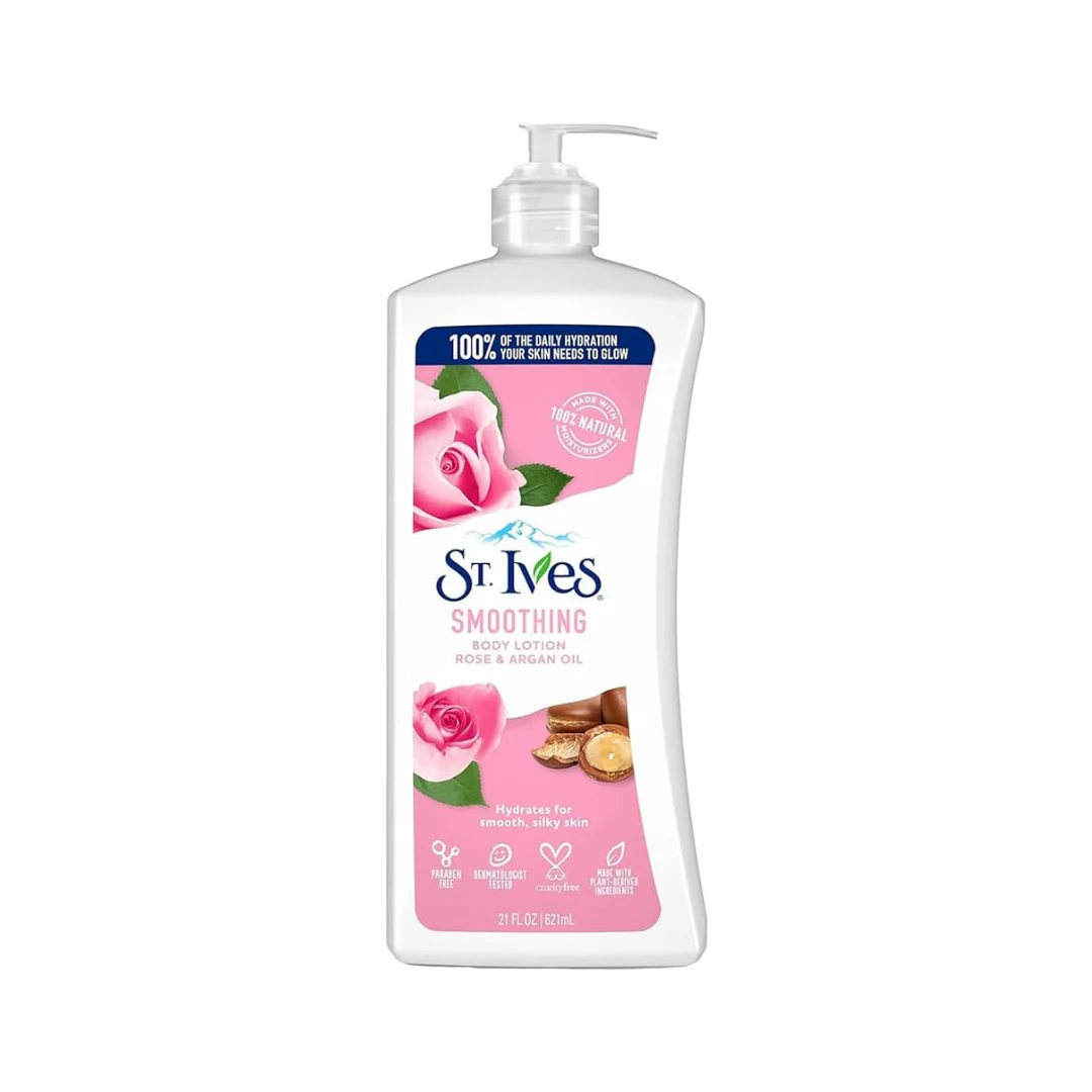 St. Ives Smoothing Rose & Argan Oil Body Lotion 621ml St. Ives Smoothing Rose & Argan Oil Body Lotion 621ml