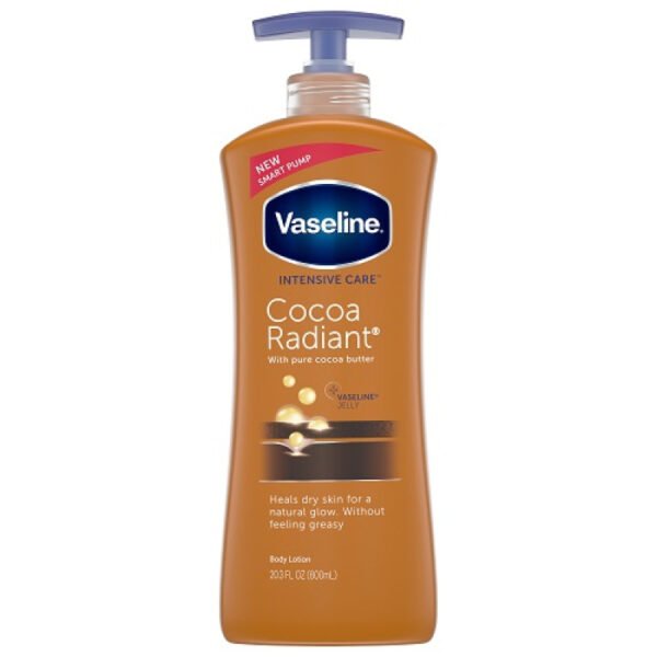 Vaseline Cocoa Radiant New Recyclable Pump Lotion 600ml