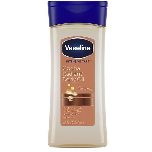 Vaseline Intensive Care Cocoa Radiant Body Oil (blue Cap) 200ML Vaseline Intensive Care Cocoa Radiant Body Oil (blue Cap) 200ML