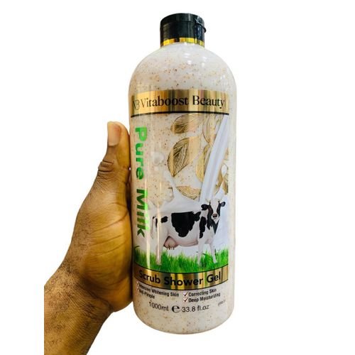 Vb Vitaboost Beauty Pure Milk Scrub Shower Gel 1000ML Vb Vitaboost Beauty Pure Milk Scrub Shower Gel 1000ML