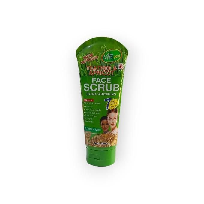 Veet Gold Tea Tree & Apricot Face Scrub 200G Veet Gold Tea Tree & Apricot Face Scrub 200G